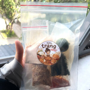 Bánh tráng trộn mỡ hành