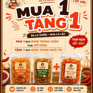 MUA 1 TẶNG 1 – DEAL SIÊU HỜI CHỈ CÓ TẠI TIỆM TRÁNG NHỎ!